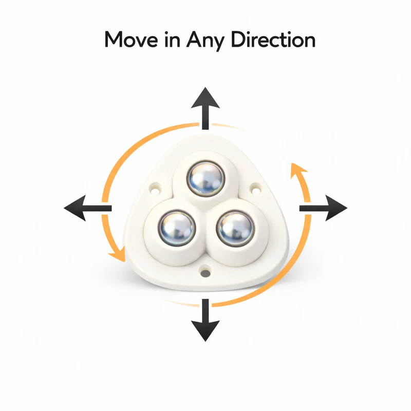 Heavy Furniture Moving Caster Wheels (Buy 8 & Get Free 8) + (Get Free Mobile Charm) + (Get Free 160w Fast Charger Worth Rs.1799)
